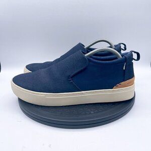 TOMS Mens Paxton Water-Resistant Slip-On shoes men's Size 9.5 navy blue